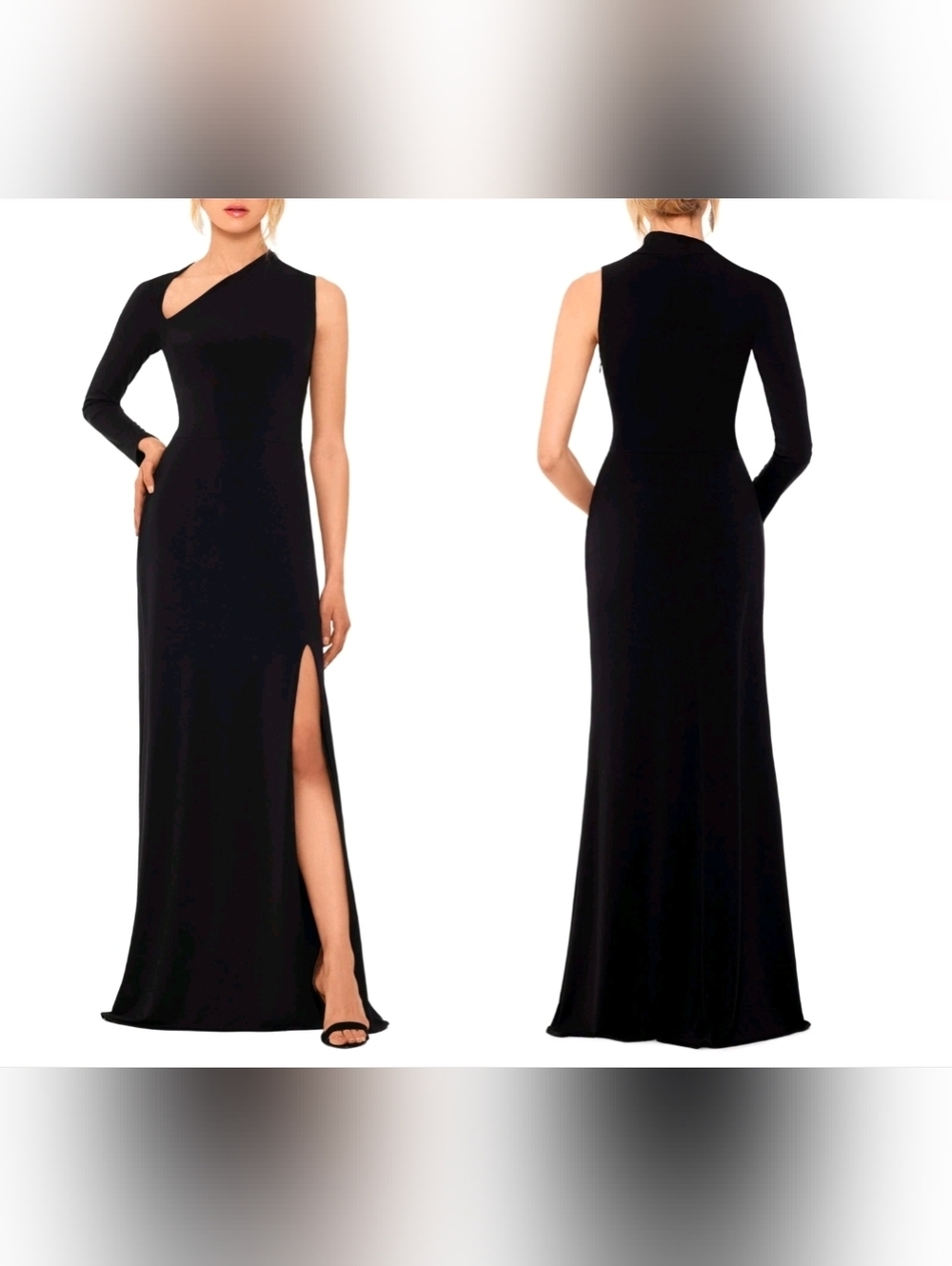 BA Nites Size 10 Cutout One Sleeve Dress